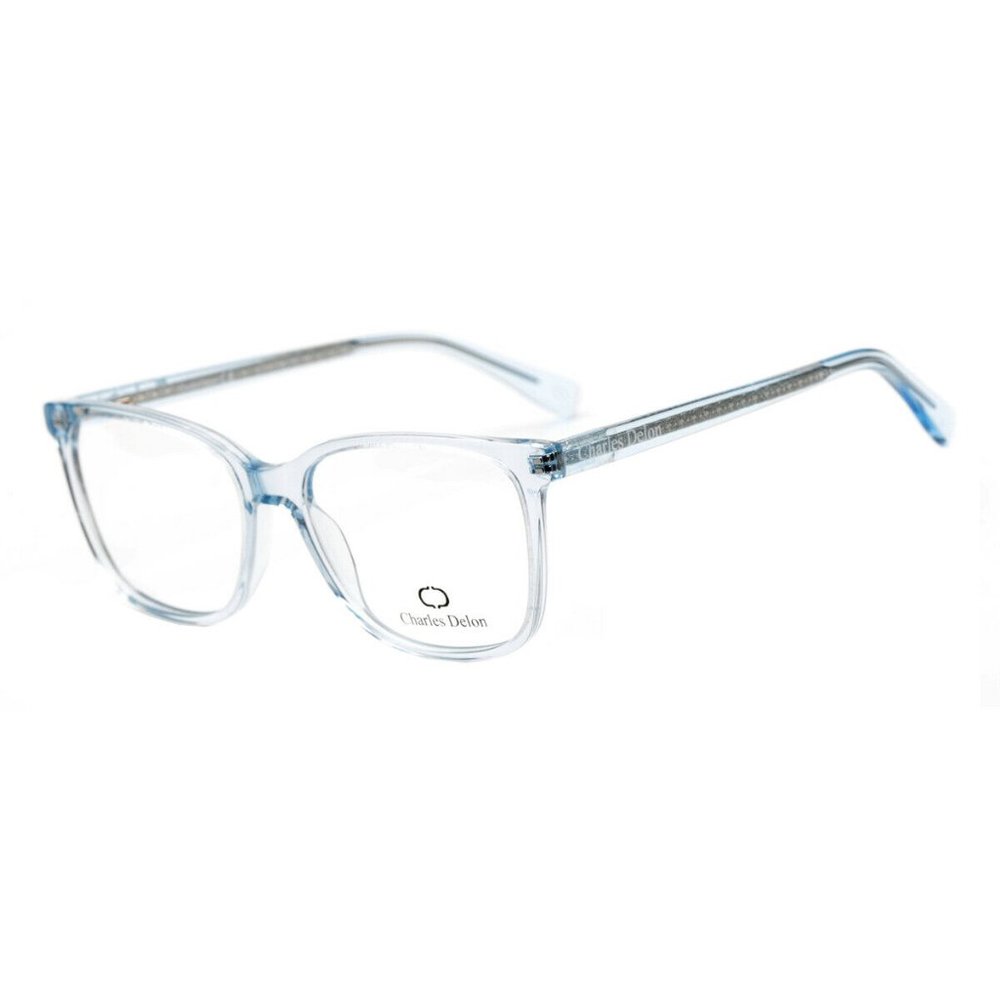 Charles Delon Square Unisex Clear Blue Frame